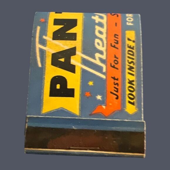 Vintage Pantages Theater Unstruck Matchbook RARE FIND - Picture 3 of 4